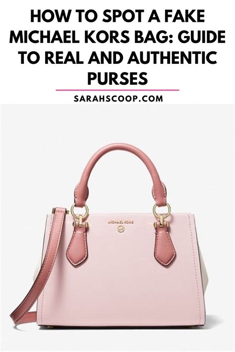 how to tell if your michael kors purse is real|authentic michael kors.